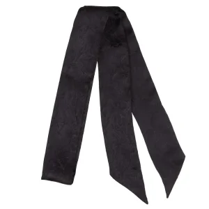 Wyoming Traders Black Jacquard Twilly