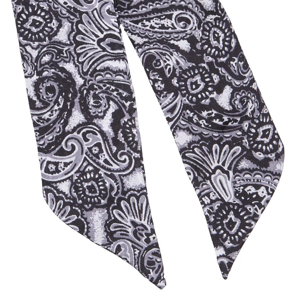 Wyoming Traders Silver Smoke Paisley Twilly - Image 2