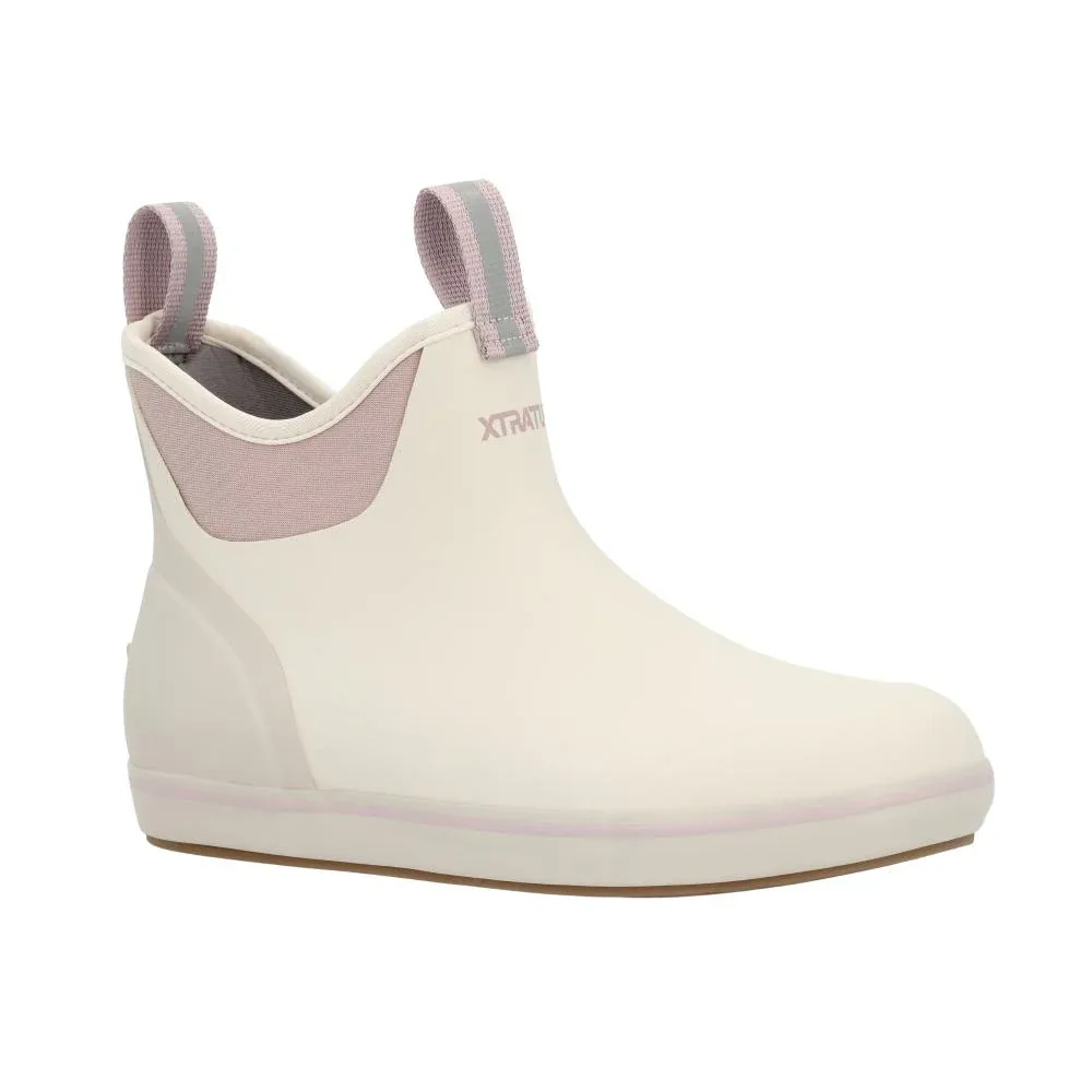 Xtratuf Womens Ivory 6In Ankle Deck Boot