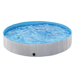 Yaheetech Foldable Pet Pool - Black, Blue, Gray, XXL, 63-in