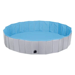 Yaheetech Foldable Pet Pool - Black, Blue, Gray XXXL, 71-in
