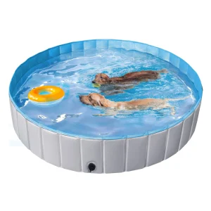 Yaheetech Foldable Pet Pool - Black, Blue, Gray, XXXXL, 79-in