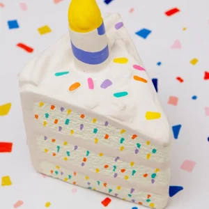 Yappy Birthday! Latex Cake Dog Squeaky Toy