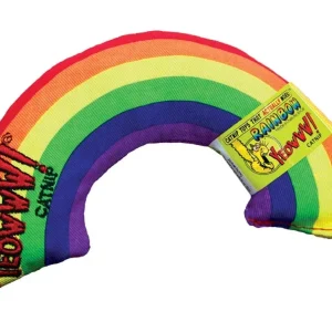 Yeowww Rainbow Catnip Toy MultiColor, 6 in