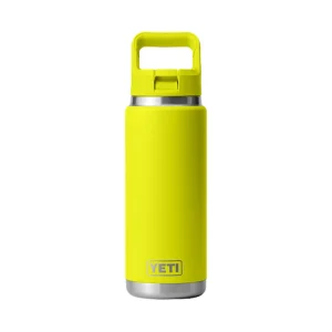 Yeti Coolers Rambler 26oz Straw Bottle Firefly Yellow