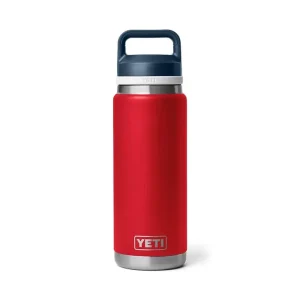 Yeti Coolers Red, White, and Navy Rambler 26 oz Bottle Chug