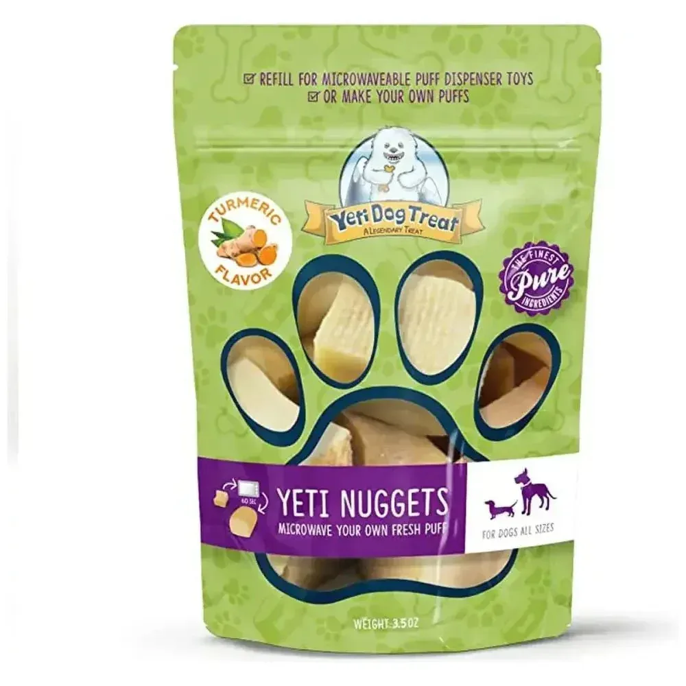 Yeti Dog Chew Natural Himalayan Yak Cheese Dog Nuggets Treats 6 pieces 3.5oz