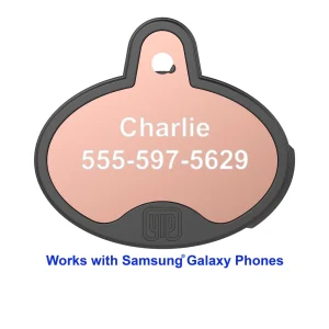 YIP Smart Tag Personalized Dog ID Tag and Tracker - Works with Samsung Galaxy SmartThings