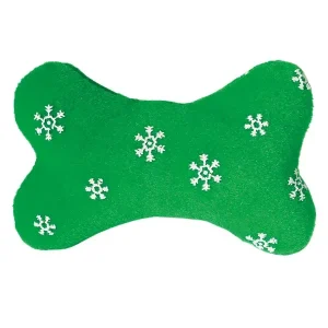 Zanies Blizzard Bone 4In S Green
