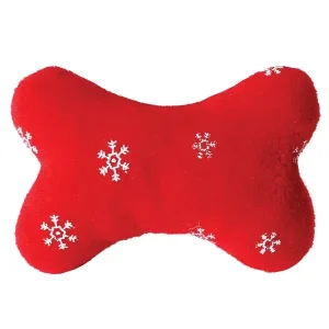 Zanies Blizzard Bone 7.25In L Red
