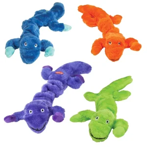 Zanies Bungee Geckos Dog Toys