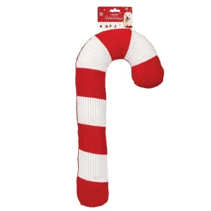 Zanies Holiday Candy Cane Plush Squeaker Toys
