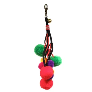 ZIG ZAG ASIAN COLLECTION | Pom Pom Leash Charm