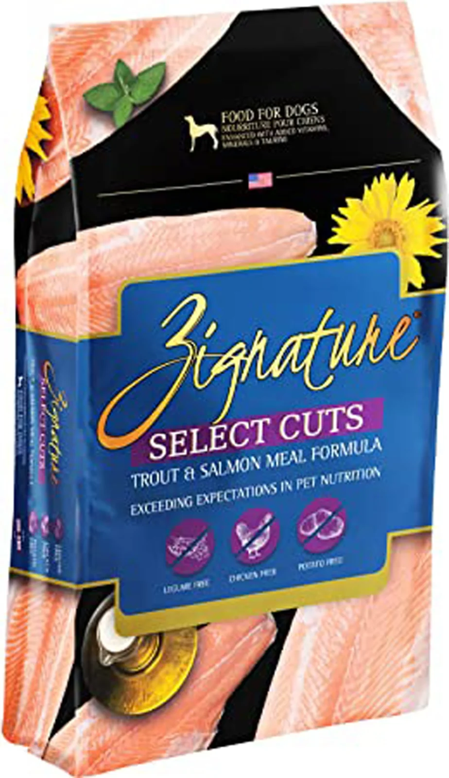 Zignature Dog Select Cut Trout & Salmon, 12.5 lb