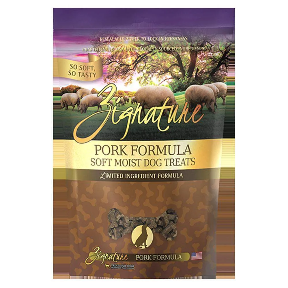 Zignature Pork Flavored Soft Dog Treats