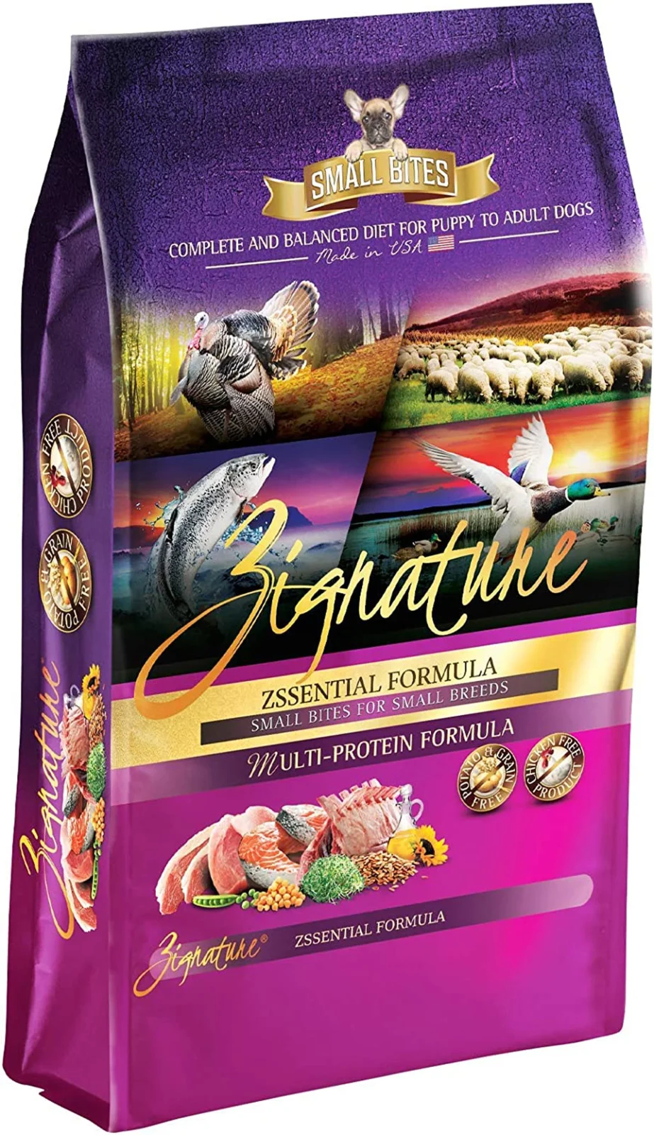 Zignature Zssentials Small Bite Dog Food, 4 lb