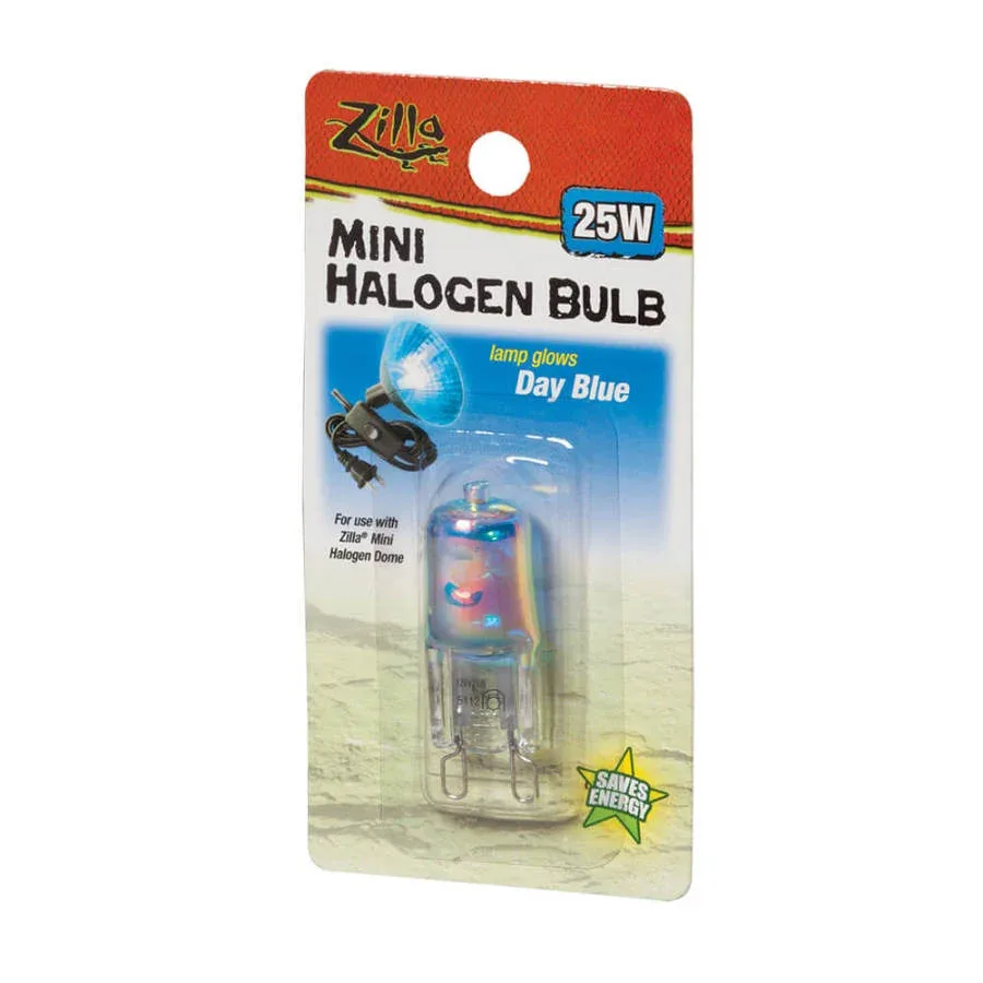 Zilla Mini Halogen Bulb Day Blue, 1ea/25 W