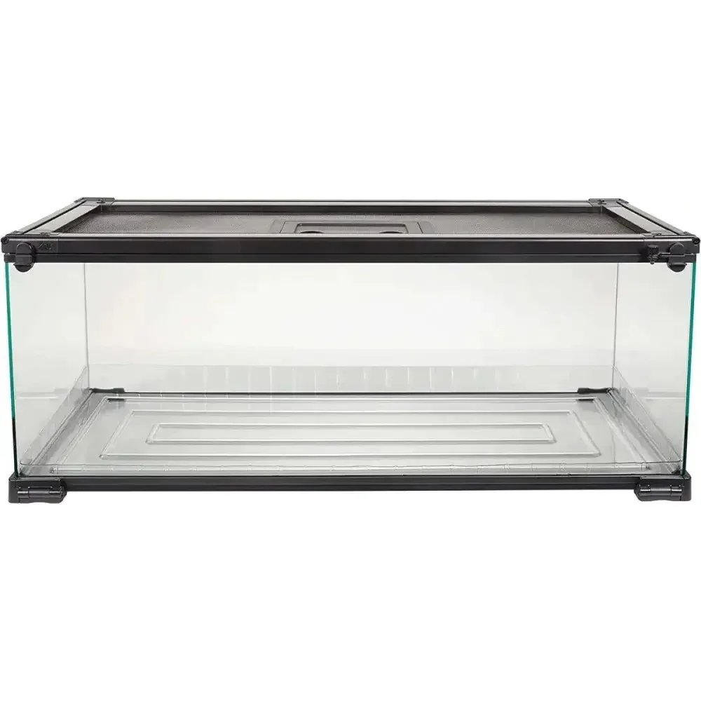 Zilla QuickBuild Terrarium with Easy Clean Bedding Tray for Effortless Pet Care