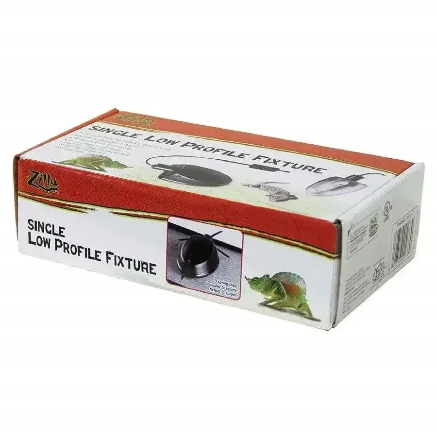 Zilla Reptile Terrarium Fixtures for Enhanced Low Profile Habitat Setup
