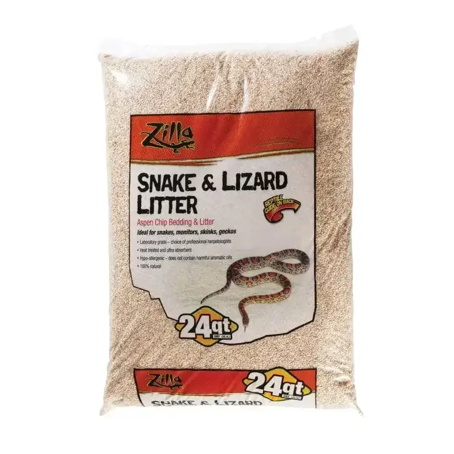 Zilla Snake Bedding Lizard Litter Natural