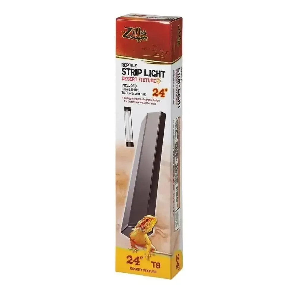 Zilla® T8 Fluorescent Strip Light for Reptiles 24 Inch