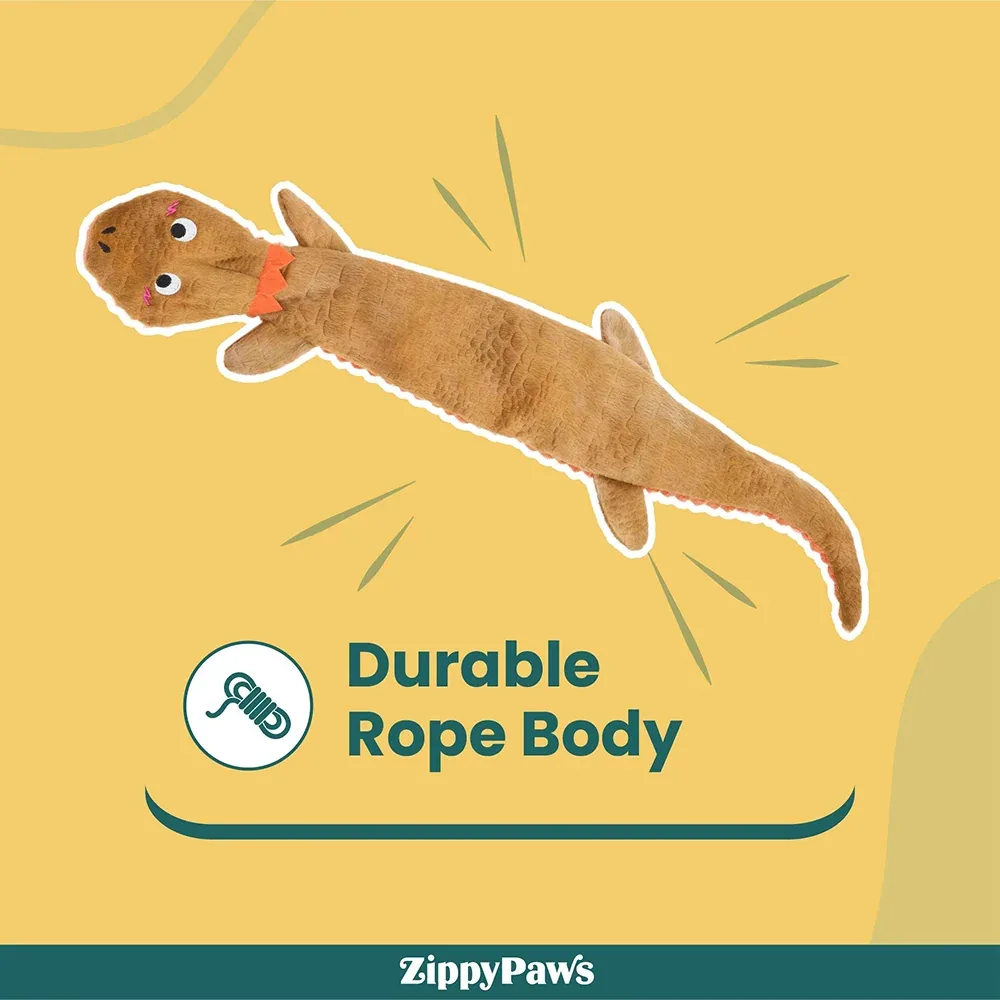 Zippy Paws Reptilez Bearded Dragon Rope Toy for Dogs - Image 2