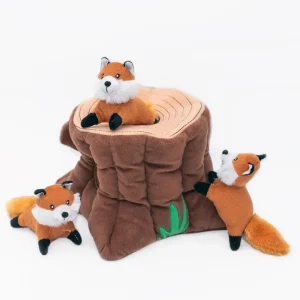 Zippypaws Burrow Fox Stump