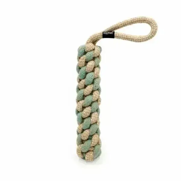 ZippyPaws ecoZippy Cotton and Jute Tug Dog Toys
