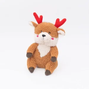 Zippypaws Holiday Cheeky Chumz Reindeer Dog Toy