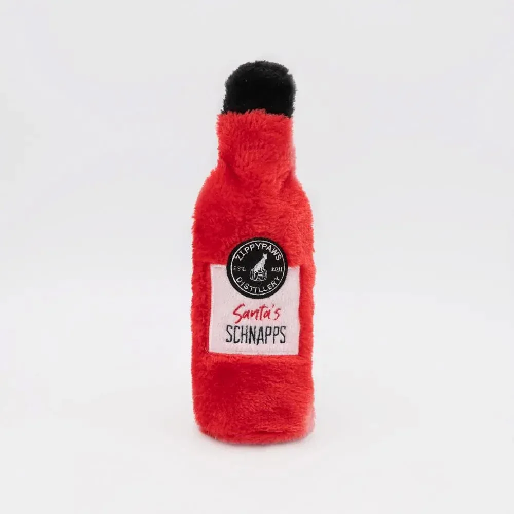 Zippypaws Holiday Happy Hour Crusherz Santa’s Schnapps