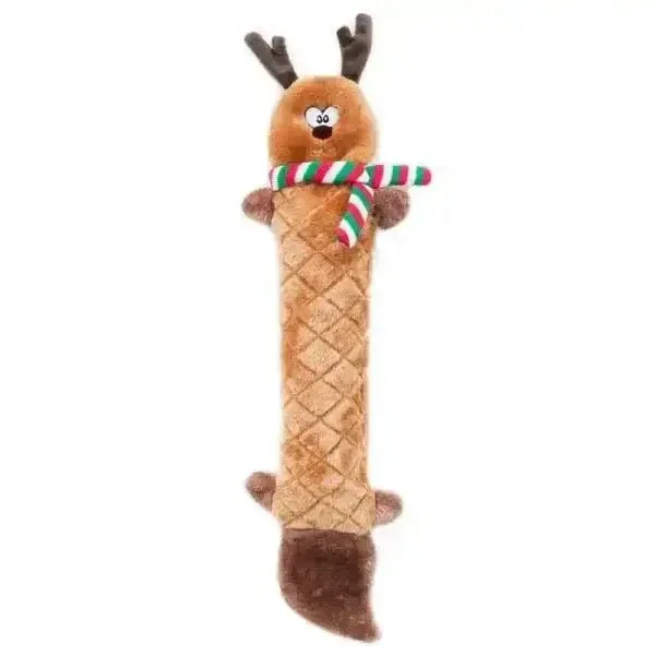 ZippyPaws Holiday Jigglerz Reindeer Dog Toys