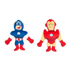 Zippypaws Marvel Captain America & Iron Man Duo