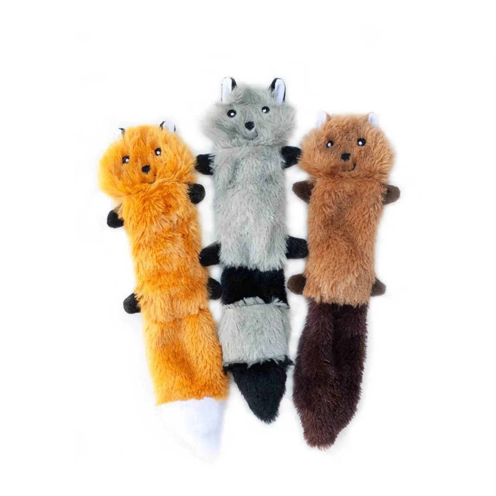 Zippypaws Skinny Peltz Pack of 3 Assorted Small - Image 2