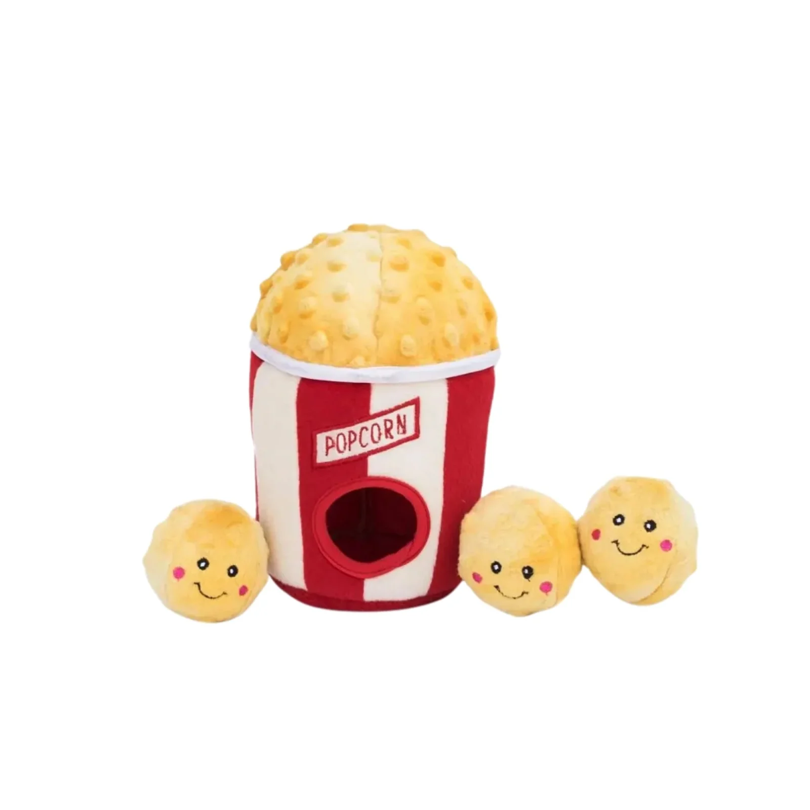ZippyPaws Zippy Burrow Dog Toy Popcorn Bucket Medium