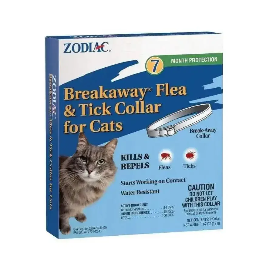 Zodiac Breakaway Flea and Tick Collar for Cats