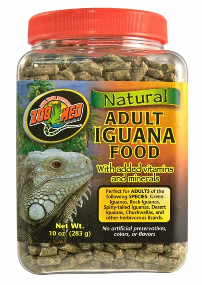 Zoo Med All Natural Adult Iguana Dry Food, 10 oz