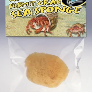 Zoo Med All Natural Hermit Crab Sea Sponge, Yellow, 1 ct