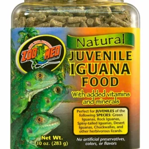 Zoo Med All Natural Juvenile Iguana Dry Food, 10 oz