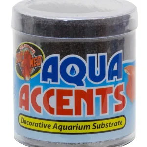 Zoo Med Aqua Accents Sand Midnight, Black, 8 oz