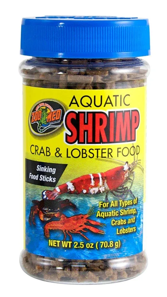 Zoo Med Aquatic Shrimp Crab & Lobster Dry Food, 2.5 oz