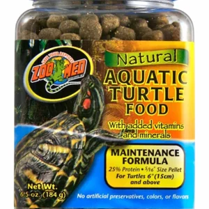 Zoo Med Aquatic Turtle Food Maintenance Formula Dry Food, 6.5 oz
