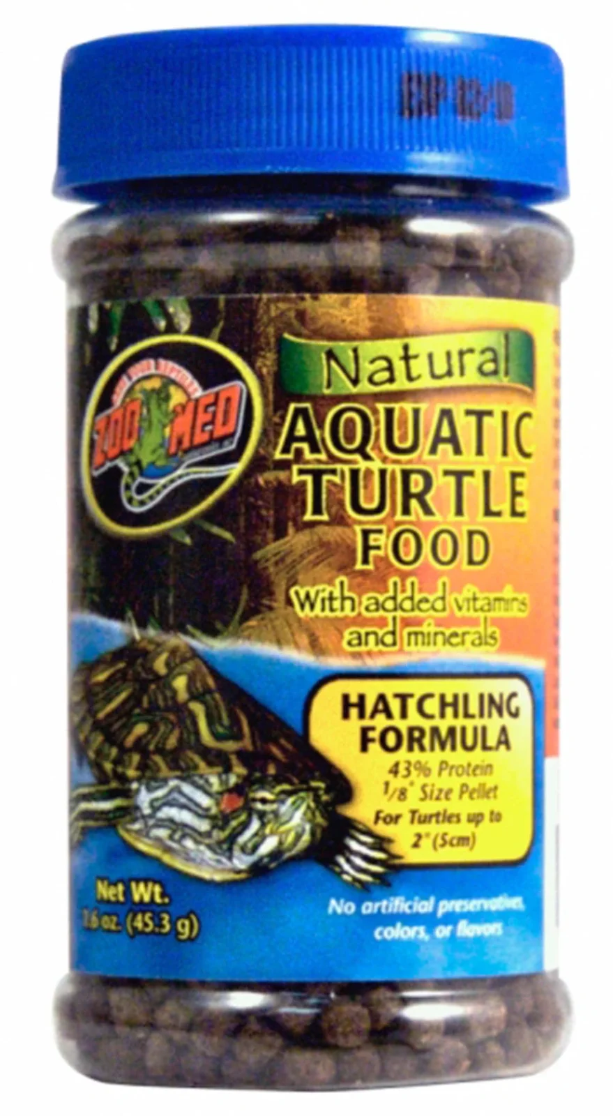 Zoo Med Aquatic Turtle Micro Pellet Hatchling Food, 1.6 oz