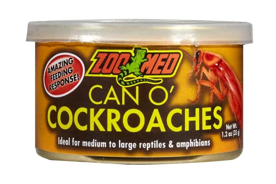 Zoo Med Can O' Cockroach Reptile Wet Food, 1.2 oz