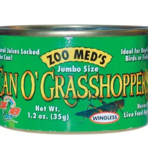 Zoo Med Can O' Grasshoppers Reptile Wet Food 1.2 oz