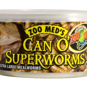 Zoo Med Can O' Superworms Reptile Wet Food, 1.2 oz
