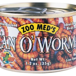 Zoo Med Can O' Worms Reptile Wet Food, 1.2 oz