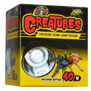 Zoo Med Creatures Dome Lamp Fixture Black