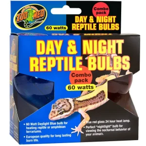 Zoo Med Day & Night Reptile Bulb Combo Pack
