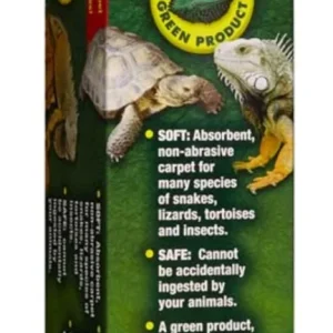 Zoo Med Eco Carpet Reptile Terrarium Carpet, Tan 20 L/29 gal, 12 in x 30 in