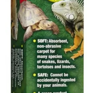 Zoo Med Eco Carpet Reptile Terrarium Carpet, Tan, 50 gal, 15 in x 48 in
